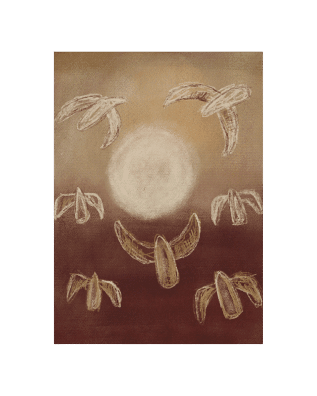 Wandkleed In Floating Frame